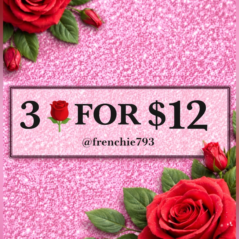3 🌹 for $12